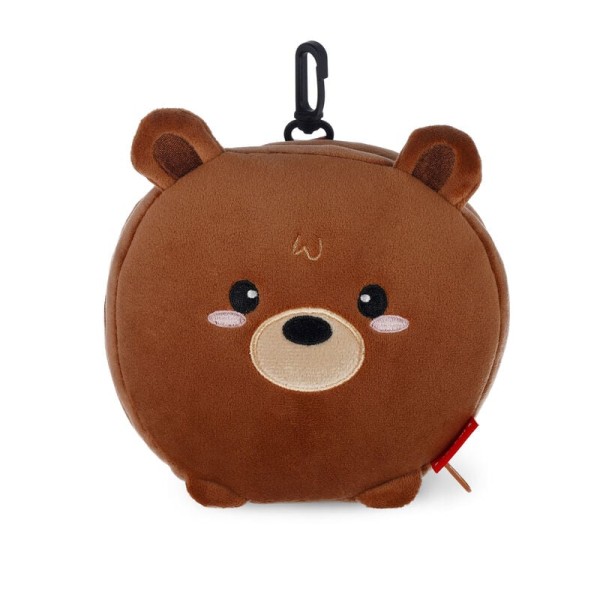 Travel pillow with sleep mask - Teddy Bear